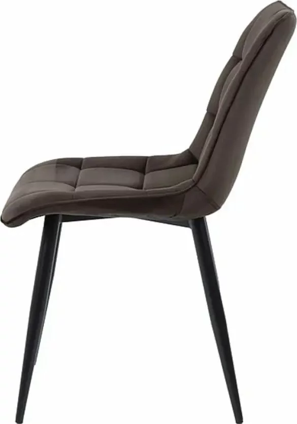 Tuotemerkit Tyylikäs Tuoli - Ruskea/musta 5 Tuotemerkit Tyylikäs Tuoli - Ruskea/musta - Bild 3