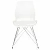 Tuotemerkit Shello-ruokatuoli - Valkoinen / Kromi -Keittiö- ja ruokapöytätuolit Försäljningsbutik da7541d3a4ab96daec7684f866ac049a57