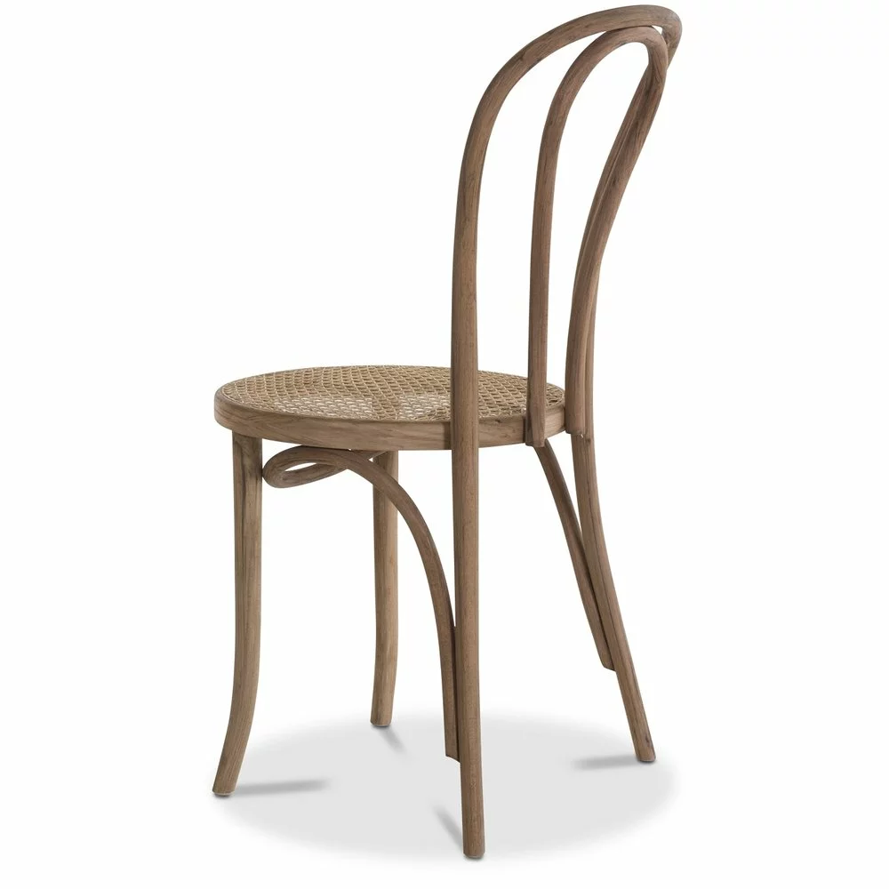 Tuotemerkit Taivutettu Tuoli No18 Classic Rottinki-istuimella - Vintage 5 Tuotemerkit Taivutettu Tuoli No18 Classic Rottinki-istuimella - Vintage - Bild 3