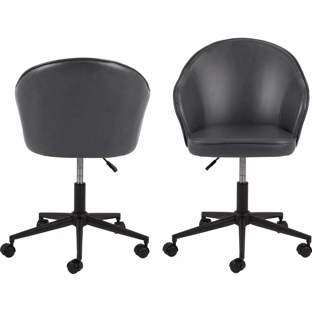 Tuotemerkit Mitzie-työtuoli - Musta 5 Tuotemerkit Mitzie-työtuoli - Musta - Bild 3