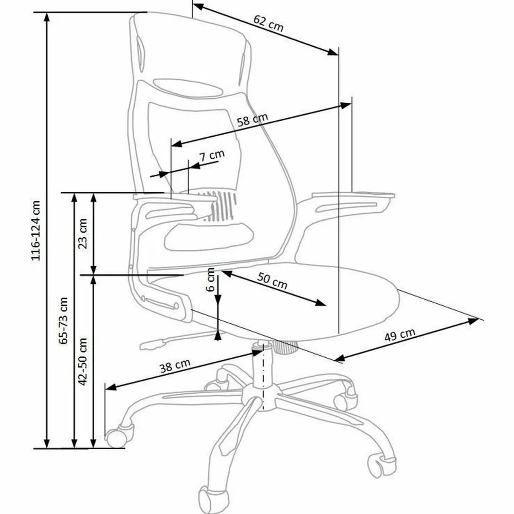 Tuotemerkit Vinifer-työtuoli - Musta/harmaa 6 Tuotemerkit Vinifer-työtuoli - Musta/harmaa - Bild 4