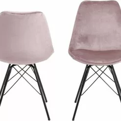 Tuotemerkit Eris Tuoli - Vaaleanpunainen / Musta -Keittiö- ja ruokapöytätuolit Försäljningsbutik dd9938053d5a38bd61cbe720fcc4c2f5d5