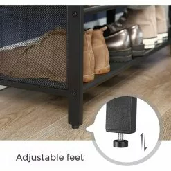 Tuotemerkit Nick Kenkähylly Istuimella - Ruskea/musta -Keittiö- ja ruokapöytätuolit Försäljningsbutik ddb9c32a4d0f90d55c7149e974b01e4ce1