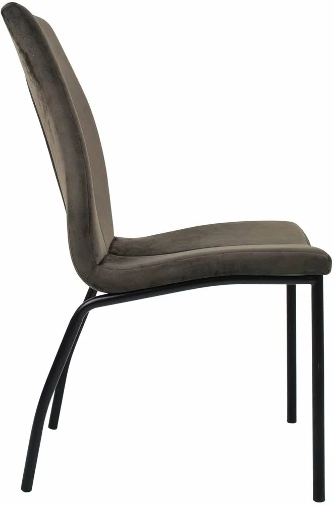 Tuotemerkit Hedvig Ruokapöydän Tuoli - Harmaa Sametti 5 Tuotemerkit Hedvig Ruokapöydän Tuoli - Harmaa Sametti - Bild 3