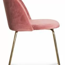 Tuotemerkit Giovani Velvet -tuoli - Korallinvaaleanpunainen / Messinki 6 Tuotemerkit Giovani Velvet -tuoli - Korallinvaaleanpunainen / Messinki -Keittiö- ja ruokapöytätuolit Försäljningsbutik df389b2b89ad63f1e2b073323e258a4a81