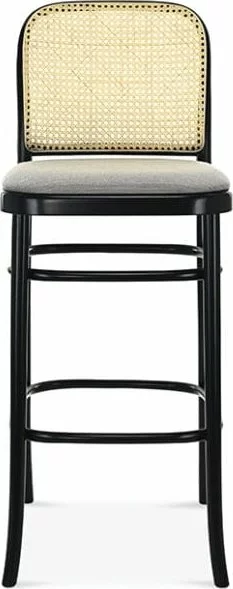 Tuotemerkit No 811 Baarituoli Rottinkiselkänojalla - Valinnainen Rungon Ja Verhoilun Väri 4 Tuotemerkit No 811 Baarituoli Rottinkiselkänojalla - Valinnainen Rungon Ja Verhoilun Väri - Bild 2