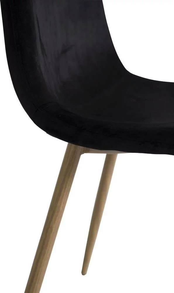 Tuotemerkit Lara Tuoli - Tammijäljitelmä / Musta Sametti 8 Tuotemerkit Lara Tuoli - Tammijäljitelmä / Musta Sametti - Bild 6