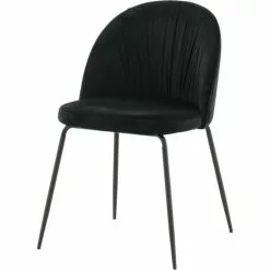 Tuotemerkit Rynkeby Ruokapöydän Tuoli - Musta Sametti -Keittiö- ja ruokapöytätuolit Försäljningsbutik e5e71bfb9059ed09d14dc1b7e152515813