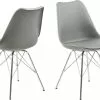 Tuotemerkit Eris-ruokatuoli - Harmaa/kromi -Keittiö- ja ruokapöytätuolit Försäljningsbutik e5e79530ef61ceb2980b378a58734dc987