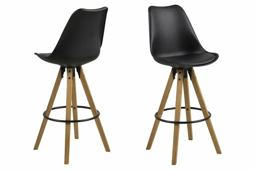 Tuotemerkit Augusta-baarituoli - Musta PU 3 Tuotemerkit Augusta-baarituoli - Musta PU