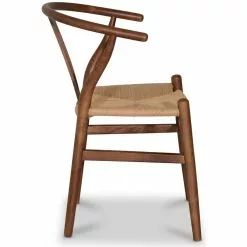 Tuotemerkit Pähkinäpuu Brandonin Ruokatuoli Köysiistuimella -Keittiö- ja ruokapöytätuolit Försäljningsbutik e623ac58840f7e2791a8c7784f97794e72