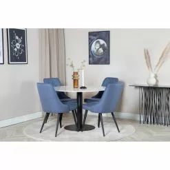 Tuotemerkit Alice Deluxe -ruokailutuoli - Sininen/musta 13 Tuotemerkit Alice Deluxe -ruokailutuoli - Sininen/musta -Keittiö- ja ruokapöytätuolit Försäljningsbutik e8c865fc999956a47cbeaa67efbddbd437