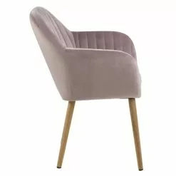 Tuotemerkit Oceanside-nojatuoli - Vaaleanpunainen (sametti) / Tammi 7 Tuotemerkit Oceanside-nojatuoli - Vaaleanpunainen (sametti) / Tammi -Keittiö- ja ruokapöytätuolit Försäljningsbutik e91aebef65356b7f392a91520226b36474