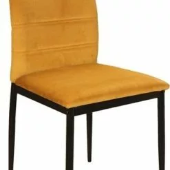 Tuotemerkit Rip Ruokapöydän Tuoli - Keltainen Sametti