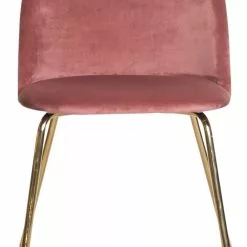 Tuotemerkit Giovani Velvet -tuoli - Korallinvaaleanpunainen / Messinki 7 Tuotemerkit Giovani Velvet -tuoli - Korallinvaaleanpunainen / Messinki -Keittiö- ja ruokapöytätuolit Försäljningsbutik e9d304e0f1401cc90f60de4308627e8fec