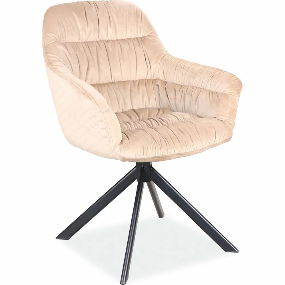 Tuotemerkit Astoria Ruokatuoli - Beige Sametti 3 Tuotemerkit Astoria Ruokatuoli - Beige Sametti