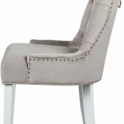 Tuotemerkit Tuva Decotique -tuoli (Selkäkahva) - Beige Sametti -Keittiö- ja ruokapöytätuolit Försäljningsbutik ee663da7dc56efb324726d43540bce4ab5