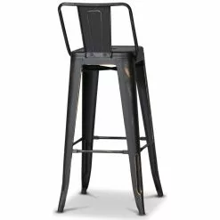 Tuotemerkit France Baarijakkara Metallia - Musta / Kulta -Keittiö- ja ruokapöytätuolit Försäljningsbutik efcab89ce50e6034fe3ec6099c5ffdf6b3