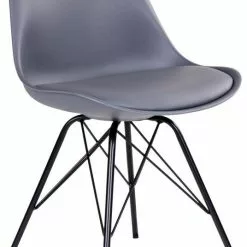 Tuotemerkit Oslon Ruokapöydän Tuoli - Harmaa/musta