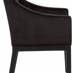 Tuotemerkit Shetland-nojatuoli - Mustaa Samettia -Keittiö- ja ruokapöytätuolit Försäljningsbutik f1647cf22576e1556dac7918e973dbf47c