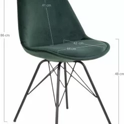 Tuotemerkit Oslo-ruokailutuoli - Tummanvihreä/musta -Keittiö- ja ruokapöytätuolit Försäljningsbutik f4459854068193d86a2aa3b0a8cb03c046