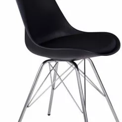 Tuotemerkit Oslon Ruokapöydän Tuoli - Musta/kromi -Keittiö- ja ruokapöytätuolit Försäljningsbutik f71ef92801f16d2cc612b7e4febee9924f