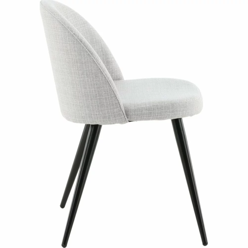 Tuotemerkit Alice Ruokatuoli - Vaaleanharmaa Kangas 5 Tuotemerkit Alice Ruokatuoli - Vaaleanharmaa Kangas - Bild 3