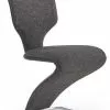 Tuotemerkit Zackary Ruokatuoli - Harmaa/musta (kangas/PU) - Kromi -Keittiö- ja ruokapöytätuolit Försäljningsbutik fa44740b06d2617d37f33095413d5cb03a