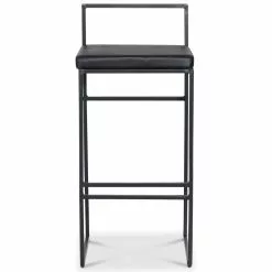 Tuotemerkit Aston Baarijakkara - Musta PU / Musta -Keittiö- ja ruokapöytätuolit Försäljningsbutik fb487f38faa4d3eb7ed79c0916ddee21cb