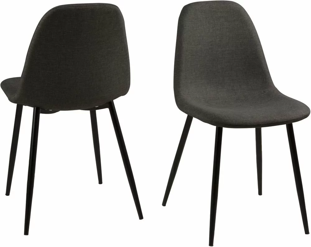 Tuotemerkit Wilma-ruokatuoli - Harmaa/musta 3 Tuotemerkit Wilma-ruokatuoli - Harmaa/musta